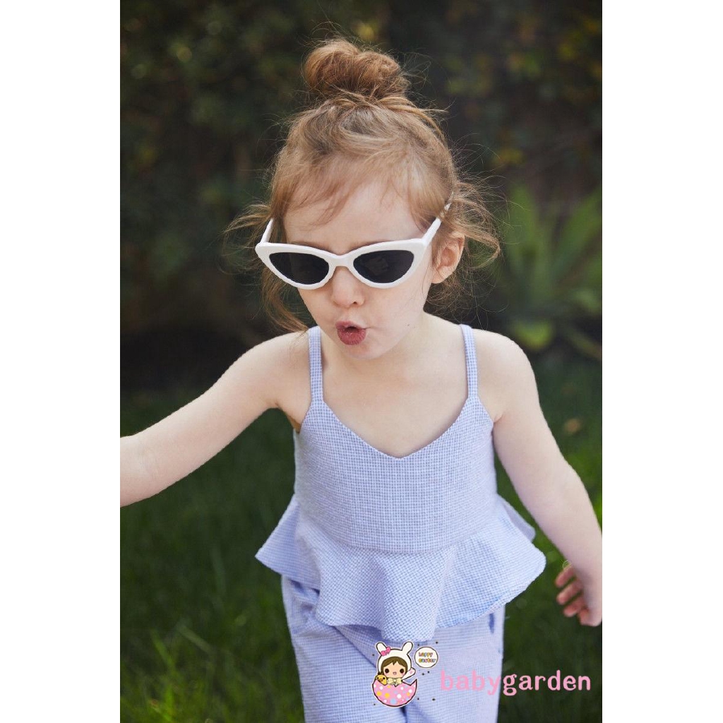 Áo lửng và quần ống loe dễ thương cho bé