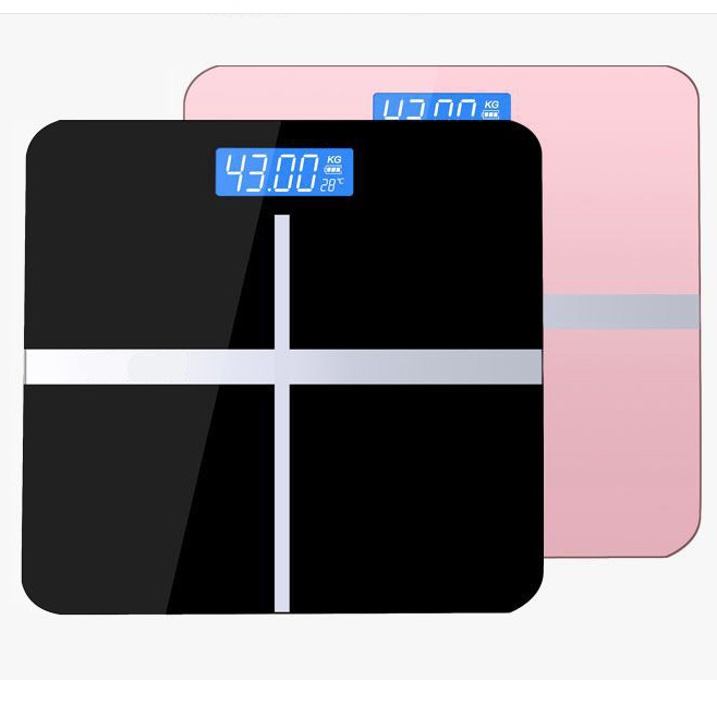 Cân điện tử - cân sức khỏe gia đình [Độ Chính Xác Cao] TẶNG kèm pin và thước dây / mặt kính cường lực nhìn siêu sang