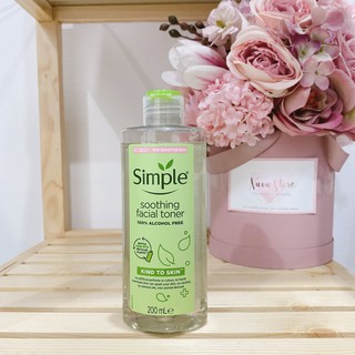 [SALE] Nước Hoa Hồng Soothing Facial Toner Simple cân bằng ẩm cho da 200ml CÓ SẴN