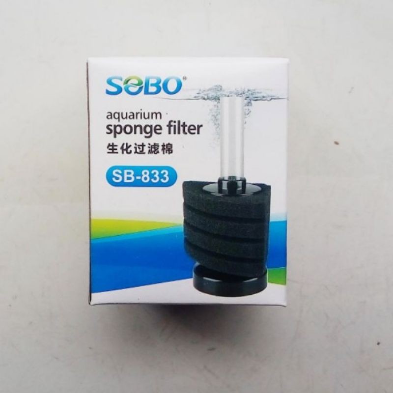 Lọc vi sinh mini Sobo 833 cho hồ thủy sinh, hồ cá, hồ tép