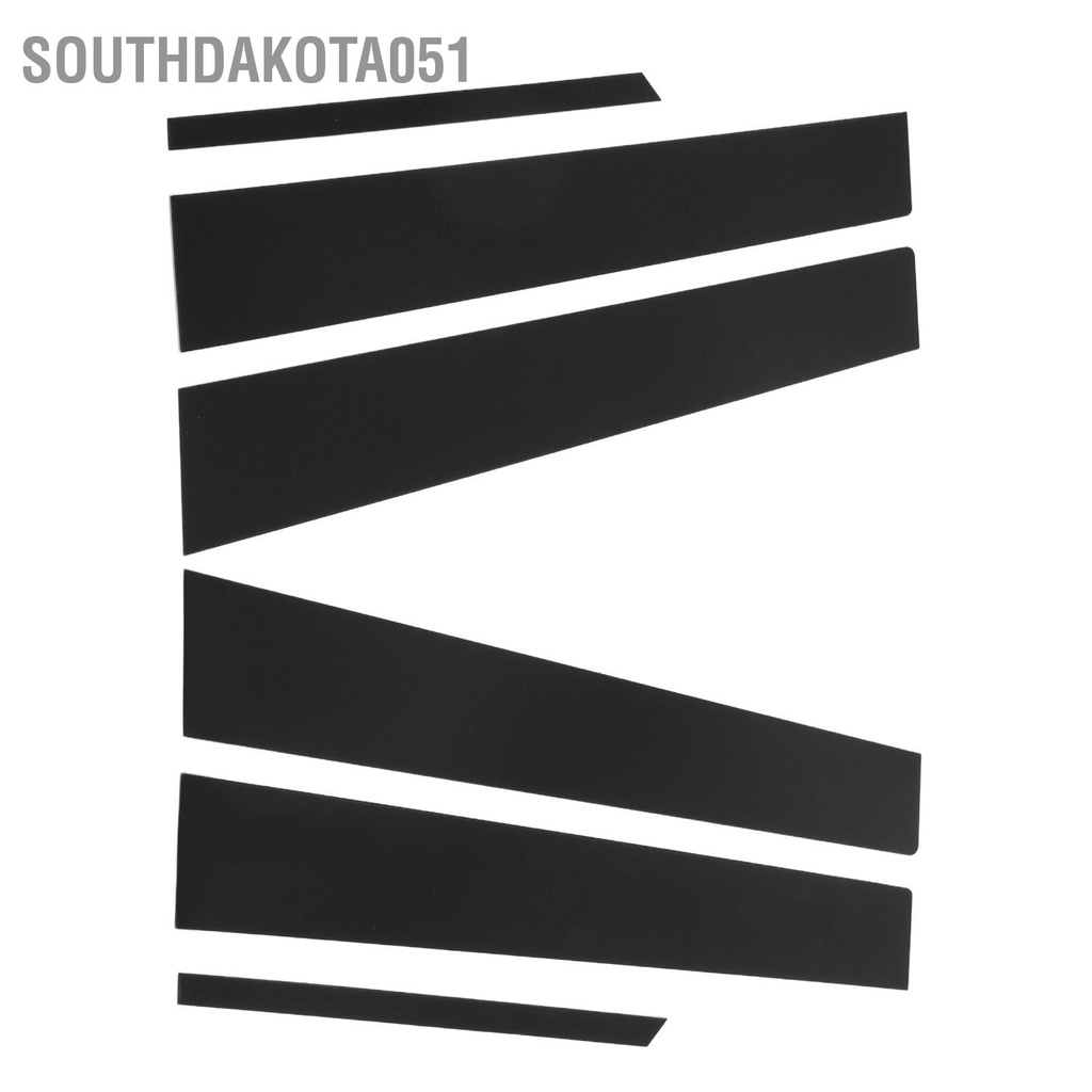 [Hàng Sẵn] 6 Miếng dán màu đen bóng trang trí cửa sổ xe hơi Toyota Corolla【Southdakota051】