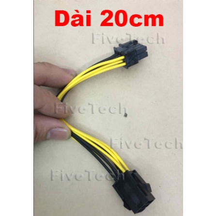 Cáp Chia Nguồn Vga Pci-E 6-pin Sang 2x 8-pin/ 6 Pin ra 2 Đầu 8 Pin/ 6 Pin ra 2 X 8 Pin