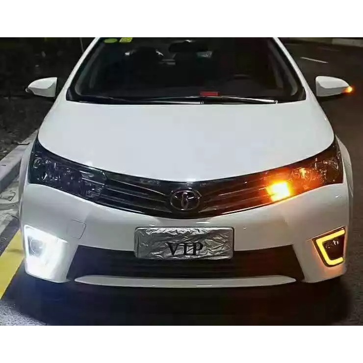 Led gầm trước Toyota corolla Altis  led day light led DRL tích hợp xi nhan 2 màu rất đẹp corolla đời 2014 2015 2016