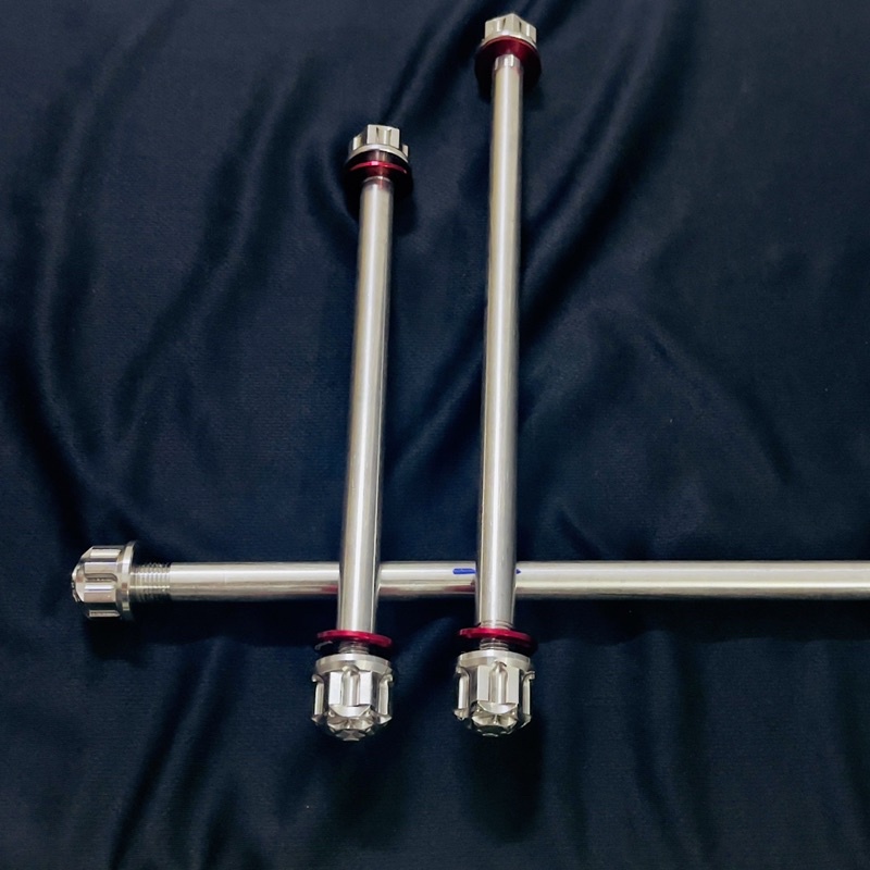 Cặp cốt inox salaya trước sau kèm full tán , lông đền kitaco gắn mọi xe siêu sáng đẹp