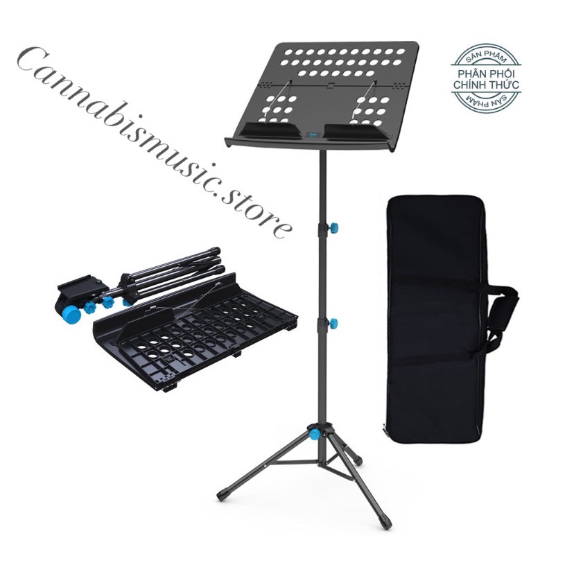 Giá để sách bản nhạc Guitto GSS-01 - Music Stands kèm bao đựng