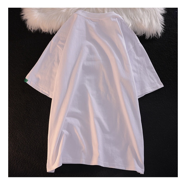 Áo Thun Tay Ngắn Dáng Rộng In Hình Trang Trí Ba Chiều Thời Trang Mùa Hè Hàn Quốc Mới Dành Cho Cặp Đôi