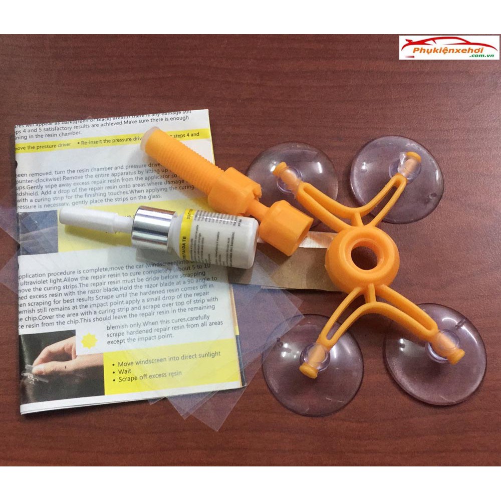 Keo vá kính ô tô, keo hàn kính ô tô, vá kính rạn nứt, hàn kính ô tô ran nứt