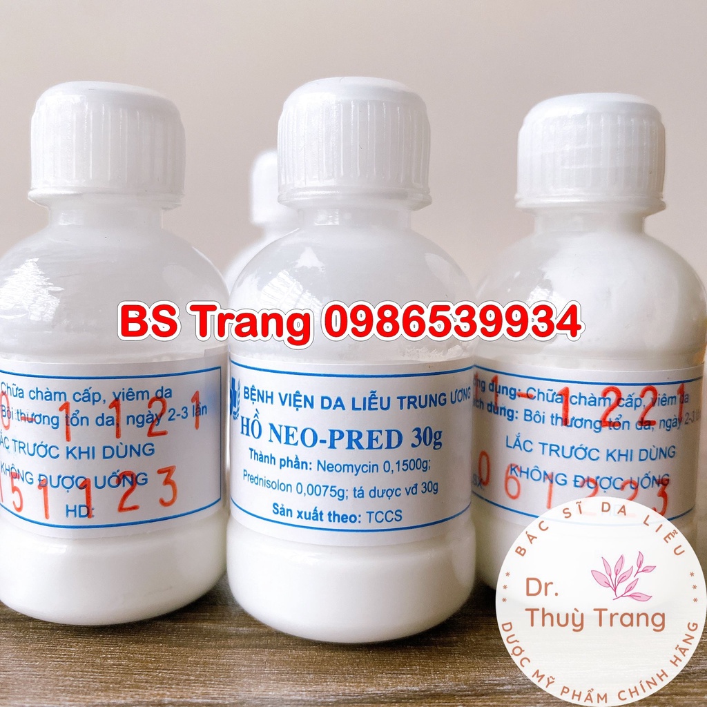 Hồ NEO-PRED 30G - bệnh viện Da liễu Trung ương - Bác sĩ Trang - Hồ Neopred