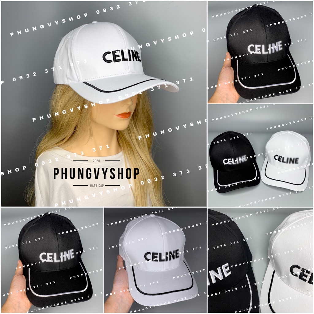 Mũ LƯỠI TRAI unisex nam nữ - THÊU NGUYÊN CHỮ CE LIN Có Viền Nhỏ - nón kết basic đơn giản