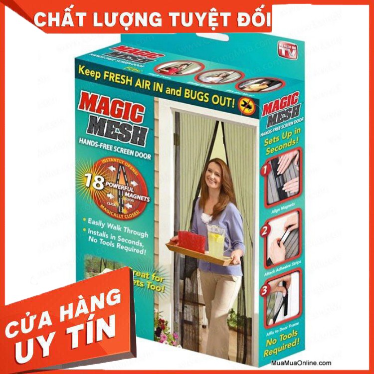 Rèm Cửa Nam Châm Chống Muỗi, Côn Trùng Magic Mesh