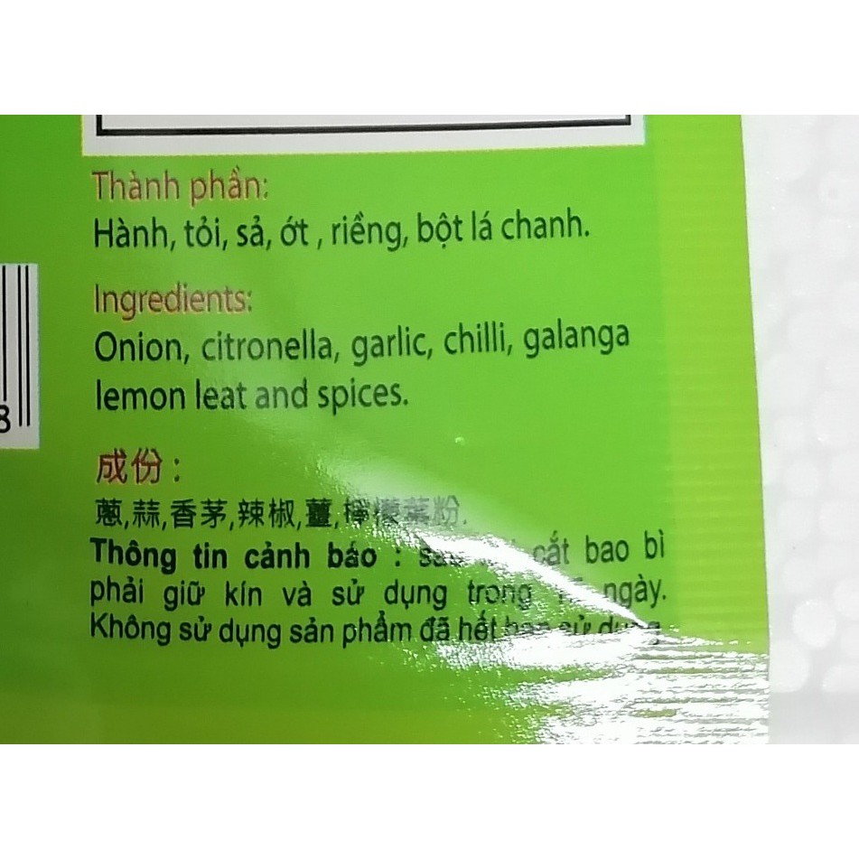 [25g] Bột gia vị lẩu Thái hiệu Đầu Bếp [VN] KIM HƯNG Thai Hot Pot Spices (btn-hk)