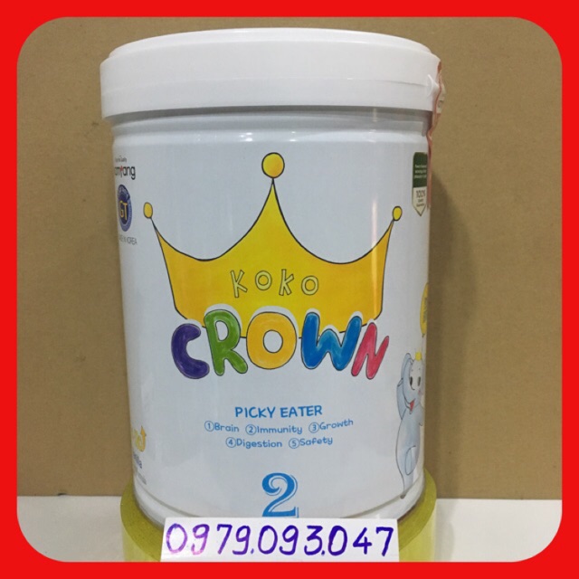 Sữa bột koko Crown 2 ( cho trẻ biếng ăn ) 800g - date 03 2023 thumbnail