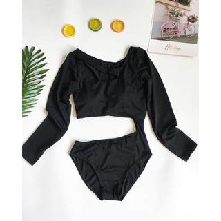 Bikini liền thân tay dài khoét eo tinh tế