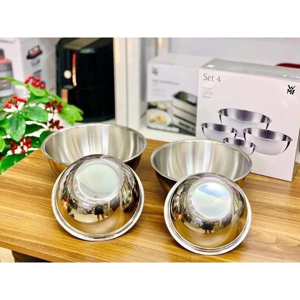 Bộ âu trộn 4 món WMF Gourmet nhập Đức - set tô trộn thực phẩm