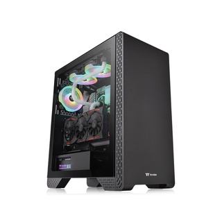 Vỏ Case THERMALTAKE Mid-Tower S300 Tempered (Glass Black) (CA-1P5-00M1W thumbnail