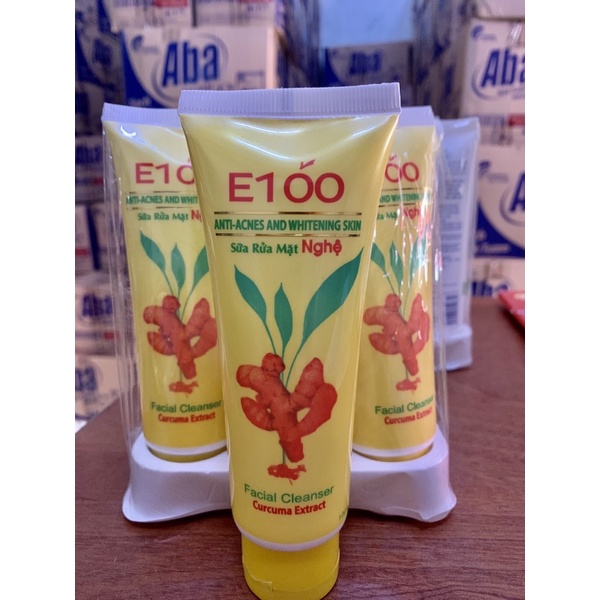 Sữa rửa mặt Nghệ E100 100g