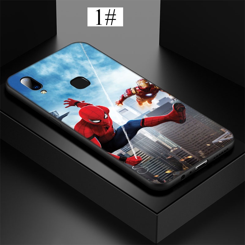 Ốp Điện Thoại Mềm Hình Người Nhện SST92 Cho Samsung Galaxy J4 J5 J6 J7 J730 J8 Plus Prime Core Pro Duo
