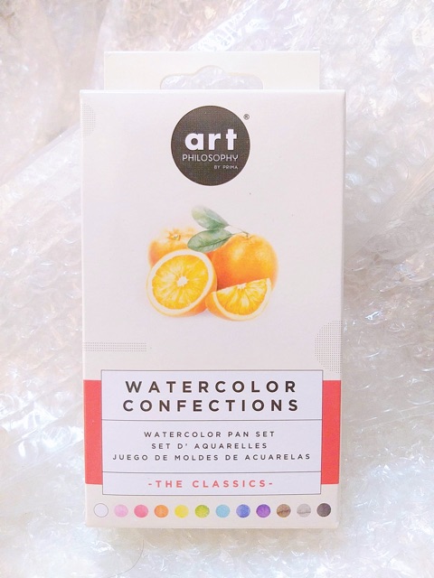 Sổ vẽ màu nước và Bộ màu nước PRIMA MARKETING - watercolor confections 🐻🌻🌻