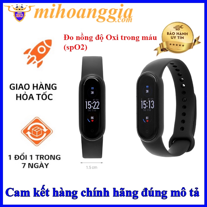 Hoả tốc | Vòng tay thông minh xiaomi mi band 6 quốc tế | Vòng đeo tay thông minh xiaomi mi band 5 | MIHOANGGIA