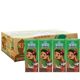 Thùng 12 vỉ sữa kun socola cacao lúa mạch 180ml