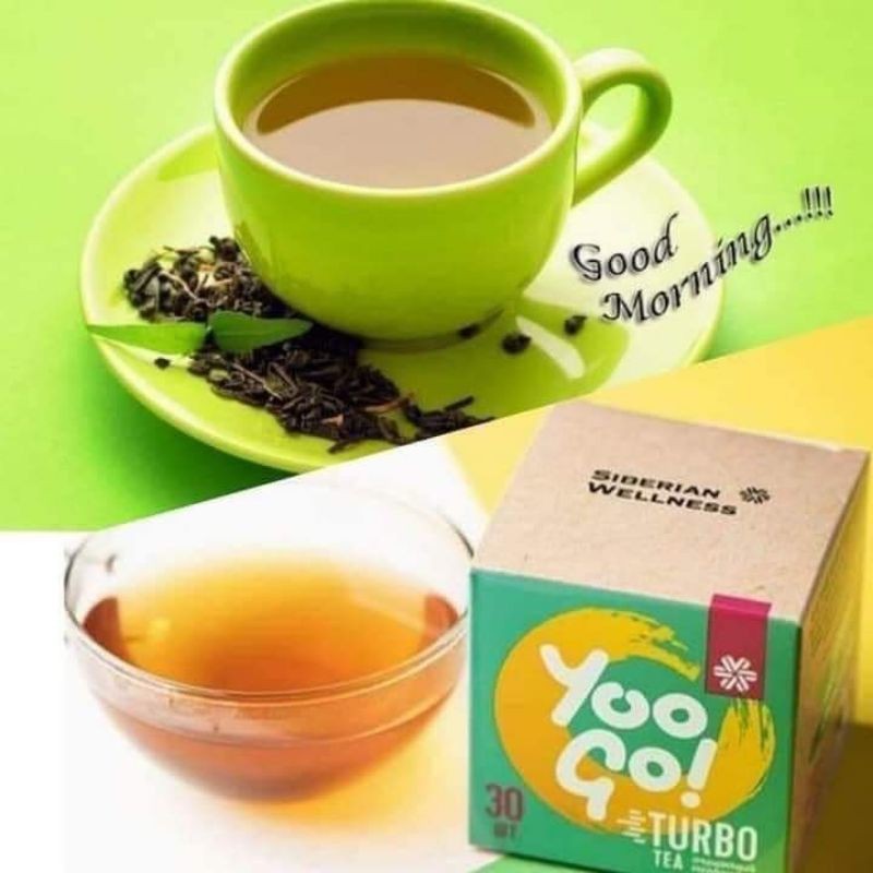 Trà Thảo Mộc YOO GO Turbo Tea - Trà T Body Siberian Mẫu Mới (Hỗ Trợ Giảm Cân)