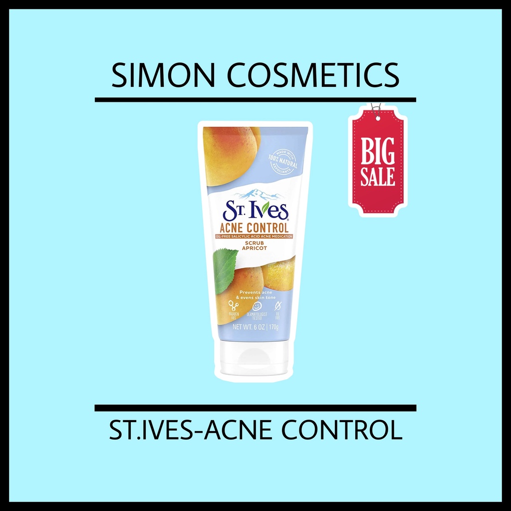 [Mã 95SIMON] Sữa rửa mặt tẩy da chết dịu nhẹ ST.IVES 170G | BigBuy360 - bigbuy360.vn