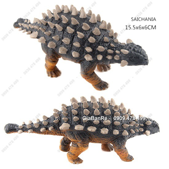 Mô Hình Khủng Long Giáp Lưng Gai Đuôi Búa Ankylosaurus - Size Nhỏ - 7719