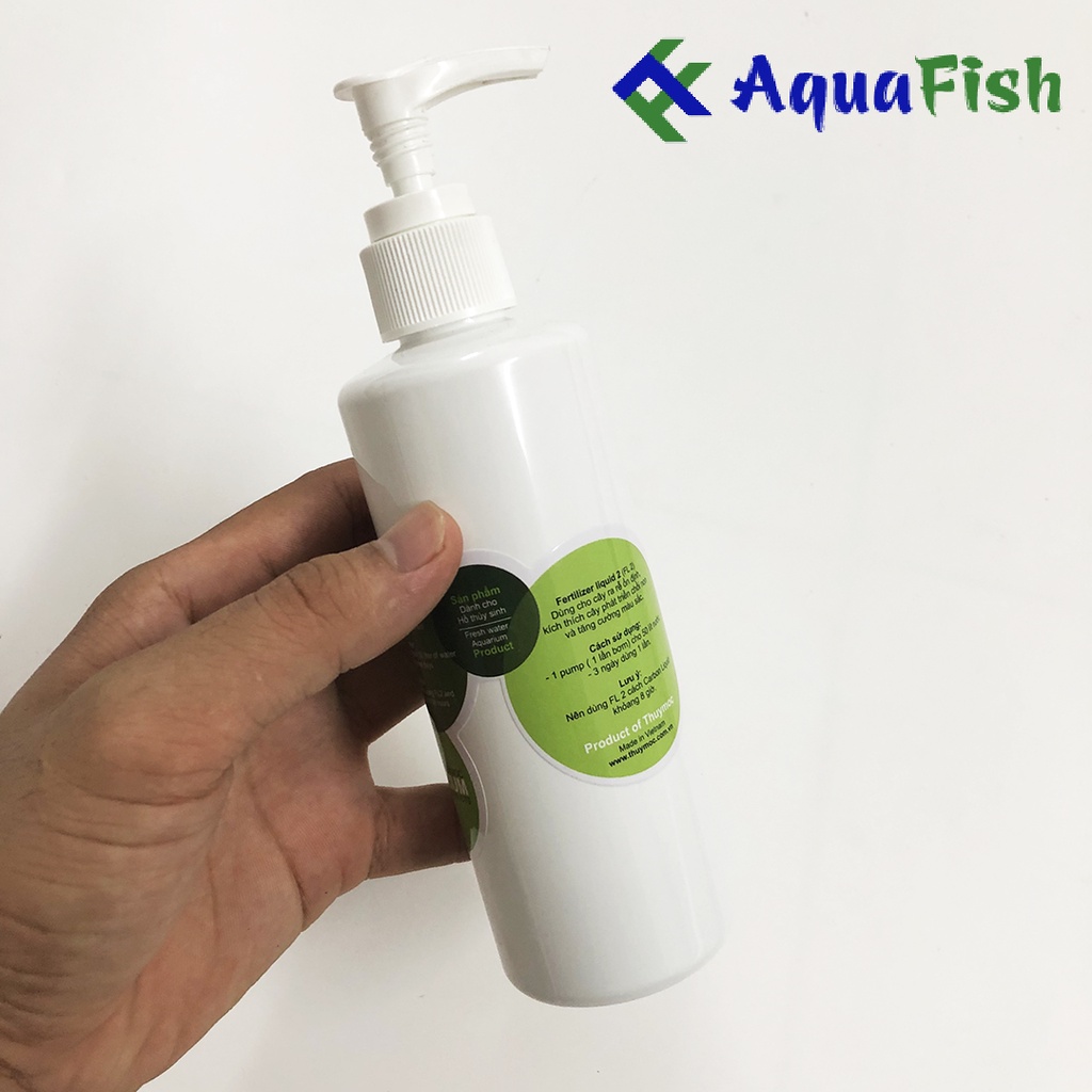 Phân nước dùng cho cây thủy sinh Fertilizer Liquid 2 lọ 250ml (giúp cây ra rễ ổn định, phát triển chồi non, tăng màu)