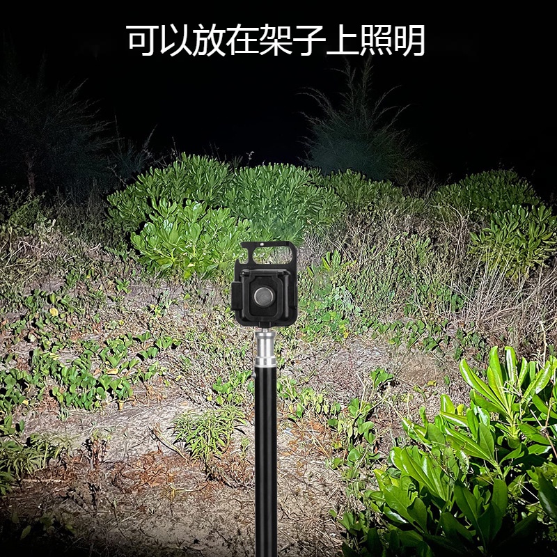 Đèn pin mini Móc Khóa Đèn LED Siêu Sáng Sạc USB Tiện Dụng