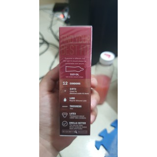 [Chính Hãng] Bao cao su Durex Fetherlite 12 bao / Hộp
