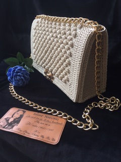 Túi xách handmade hoạ tiết bắp