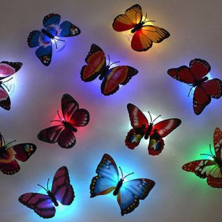 Đèn ngủ bướm dán tường