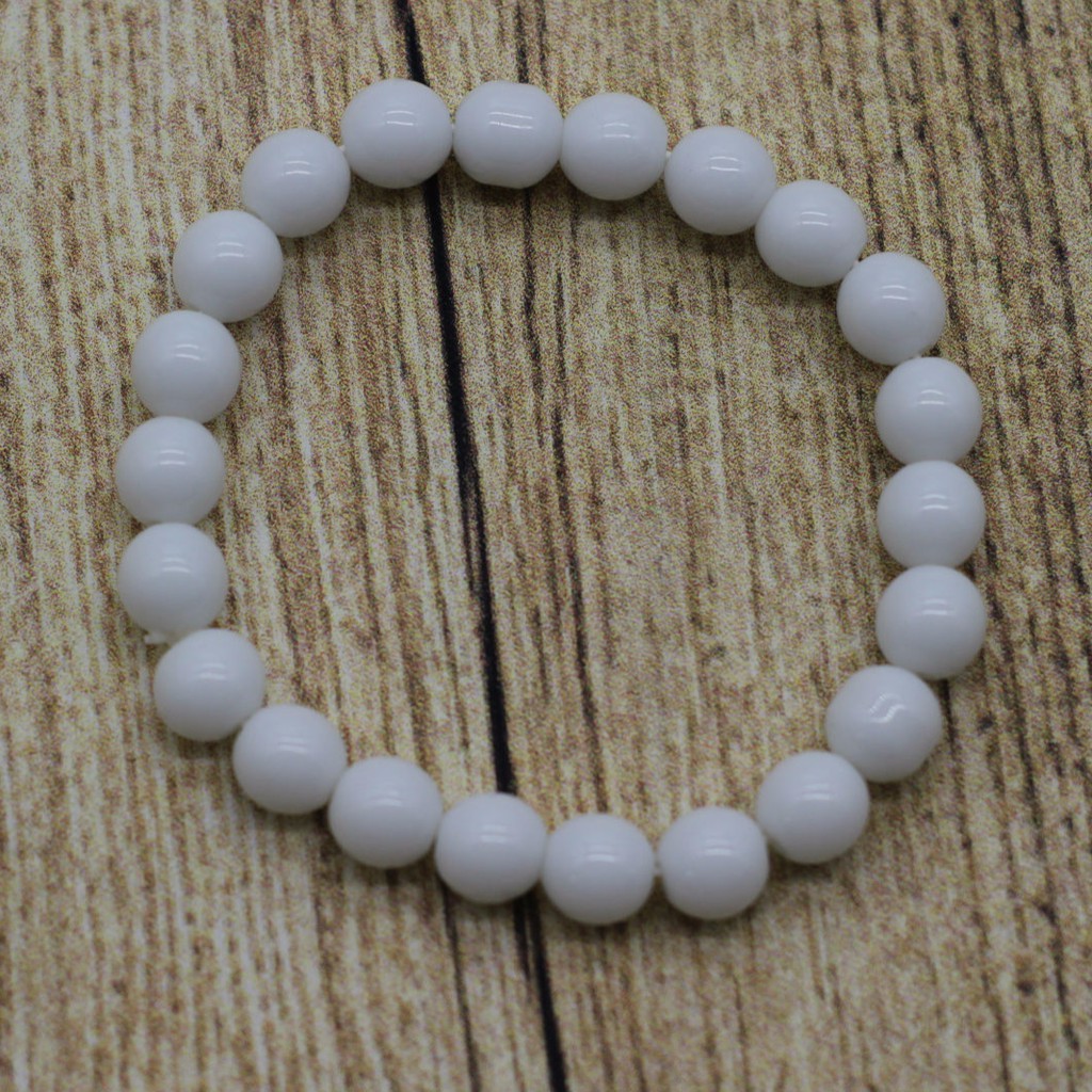 VT102 Vòng tay hạt đá hợp mệnh size hạt 8mm 5 cái/lốc