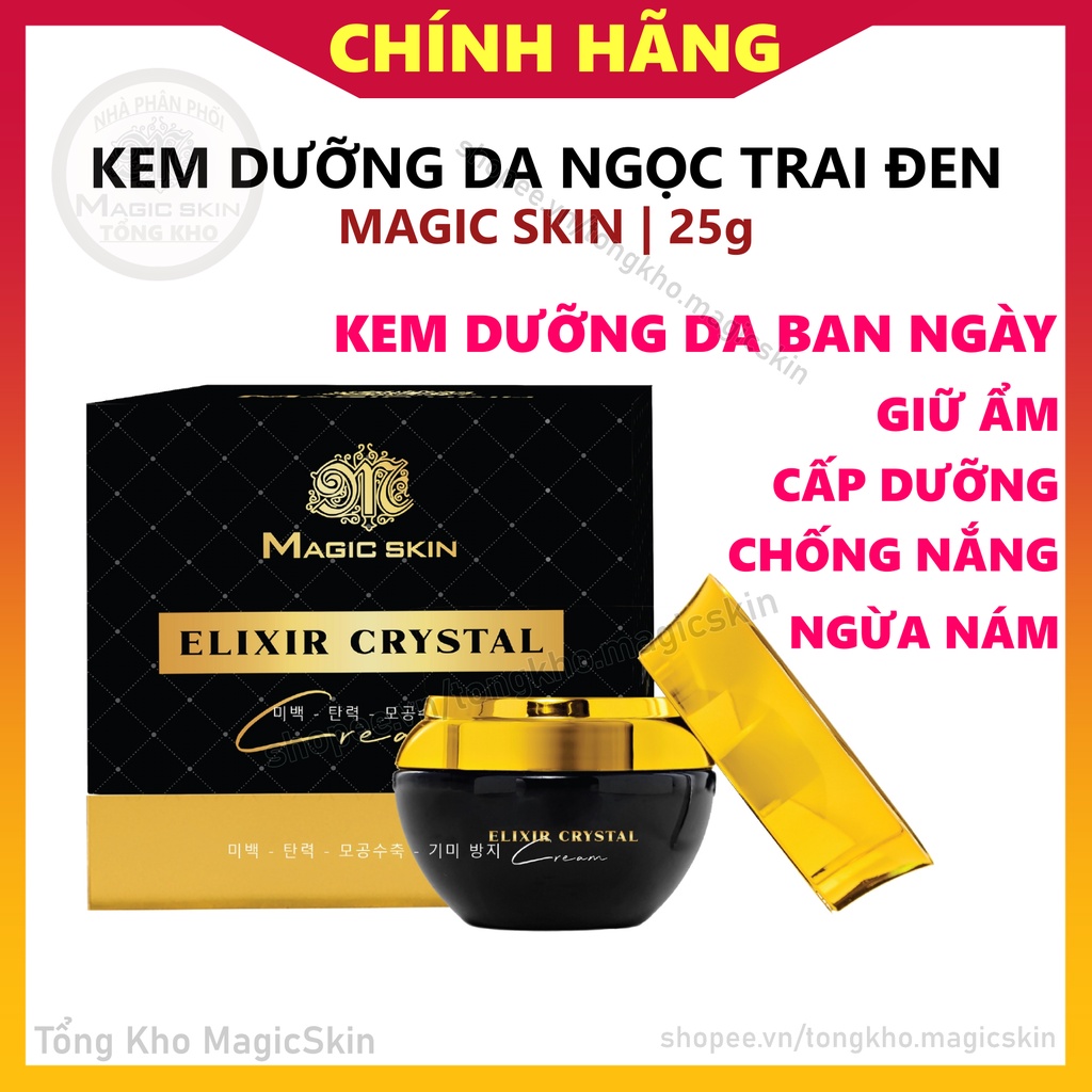 Kem Ngọc Trai Magic Skin| Kem dưỡng da ban ngày | Cấp ẩm, dưỡng da, chống nắng