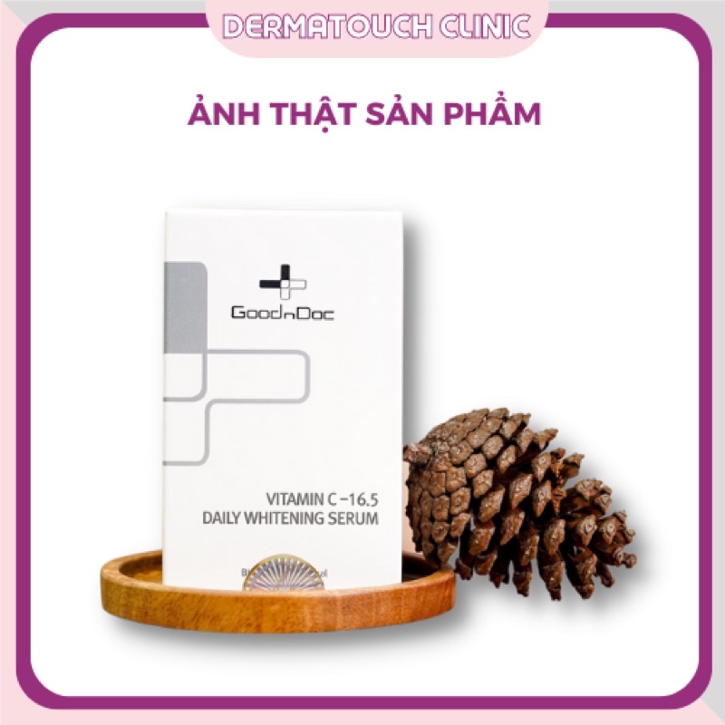 Serum Vitamin C Goodndoc dưỡng trắng da (30mL) - Dược mỹ phẩm Derma Touch