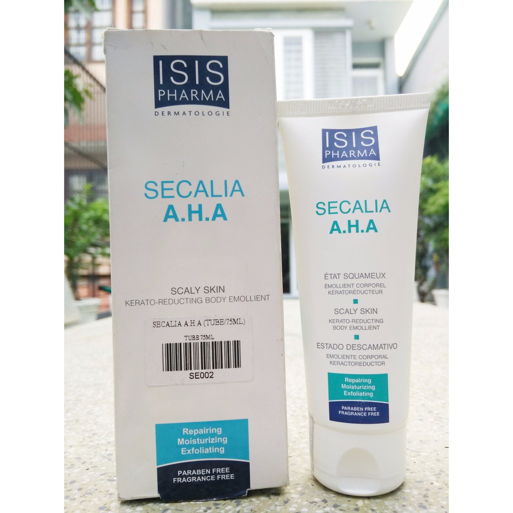 ISIS Pharma Secalia A.H.A Kem trị da khô tăng sừng, nứt gót chân