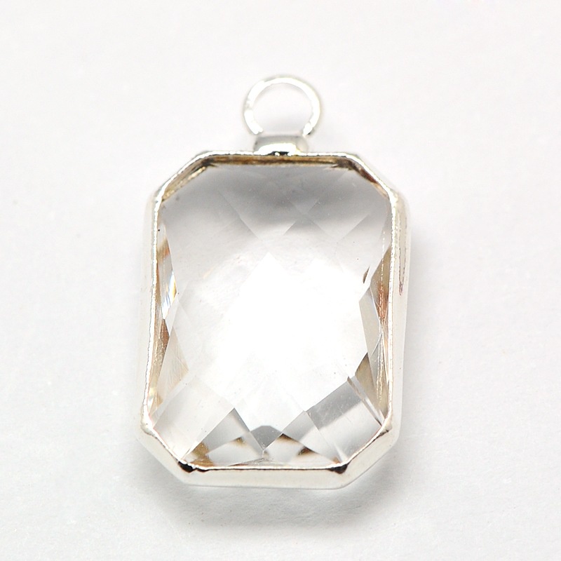 Set 1/5 Mặt Dây Chuyền Đồng Thau Mạ Vàng/Bạc Mặt Tròn Đa Dạng 20x16x5.5mm 1.5mm