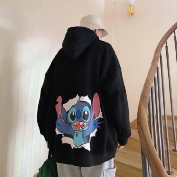 SALE- Áo hoodie unisex form rộng có bigsize đến hơn 100kg stitch nỉ bông dày mịn - áo chất  - shop uy tín