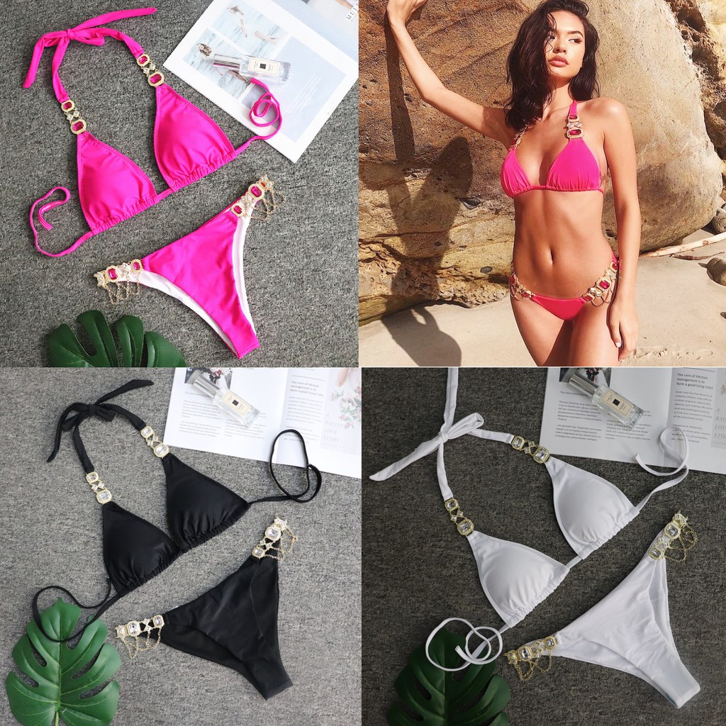 Bikini 🌸[FREESHIP]🌸 Bikini tam giác đính đá siêu xinh, chất liệu cao cấp, giá ưu đãi | BigBuy360 - bigbuy360.vn