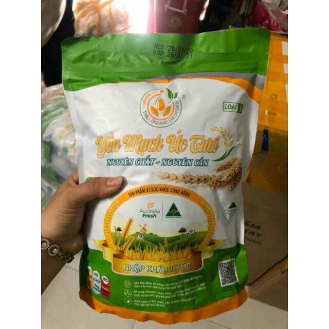 1Kg Yến Mạch Úc Tươi Giảm Cân Chính Hãng 100%