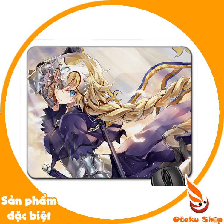 Mouse pad,Bàn di chuột,Lót chuột máy tính cao su 20x24 Anime Fate/Grand Order