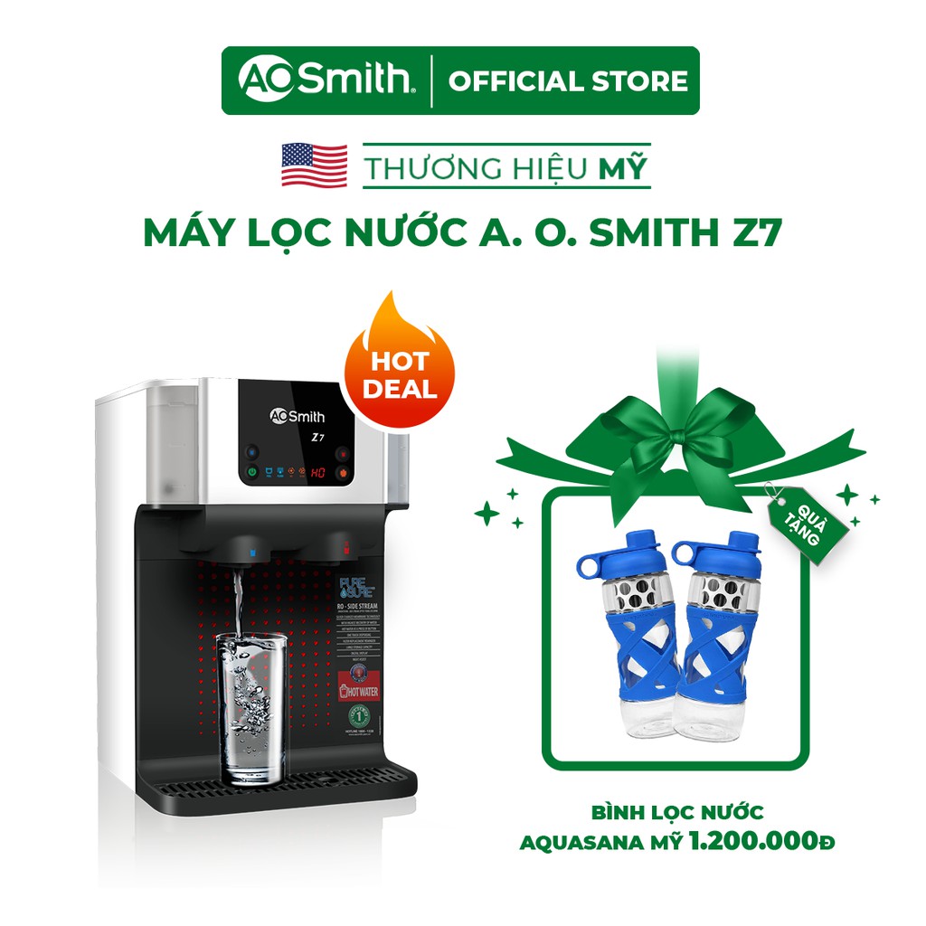 [Mã ELTECHZONE giảm 5% đơn 500K] Máy Lọc Nước A. O. Smith Z7