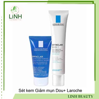 Sét kem Giảm mụn Dou+ Laroche Posay