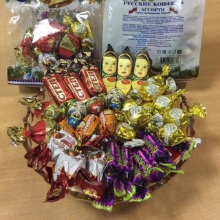 Kẹo mix nga 450gr.mix 8 loai