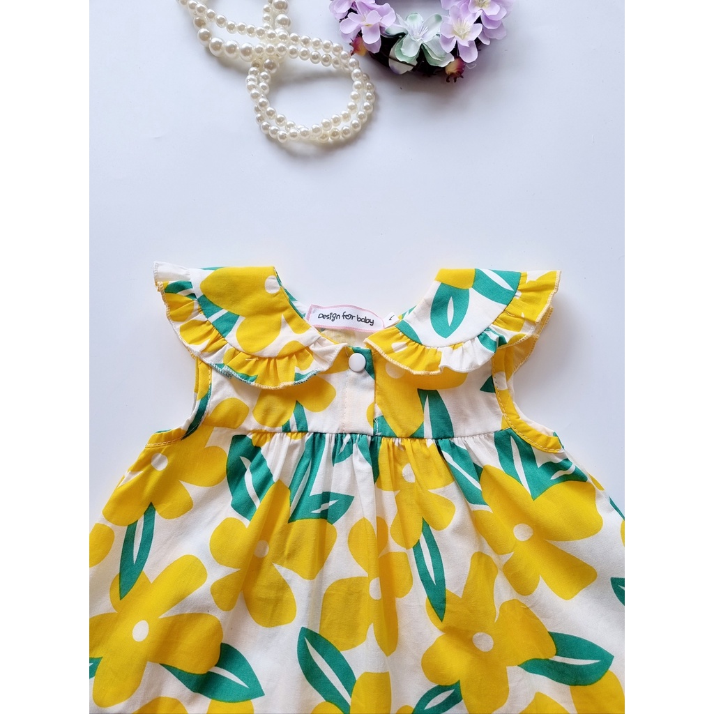 Váy bé gái mùa hè chất liệu mềm mát ⚡ 𝗙𝗥𝗘𝗘𝗦𝗛𝗜𝗣 ⚡ Đầm cho bé gái thiết kế babydoll màu sắc siêu xinh