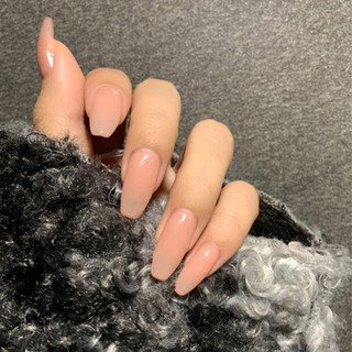 Bộ Móng Tay Giả Jp779 Màu Hồng Nude