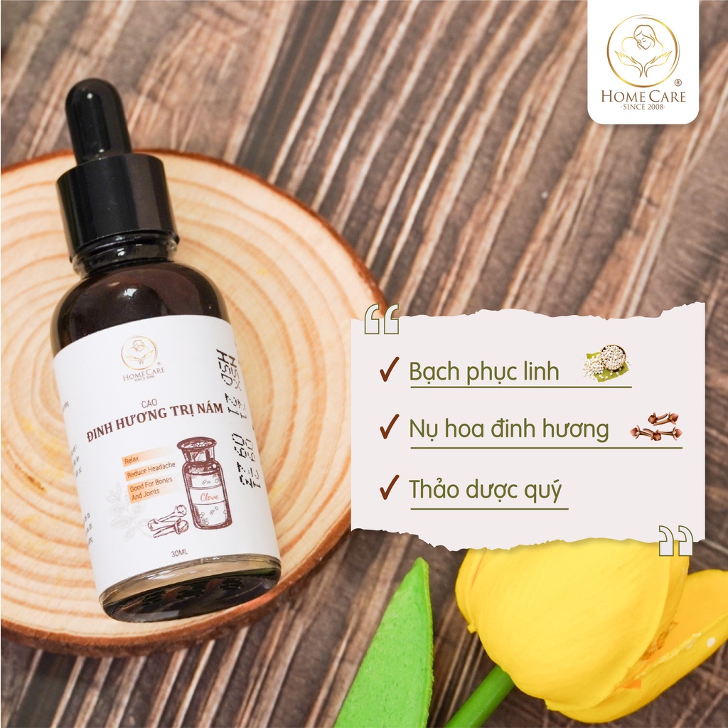 Mờ nám sáng da cao đinh hương Home Care thảo mộc quý hiếm sử dụng an toàn hiệu quả 30ml