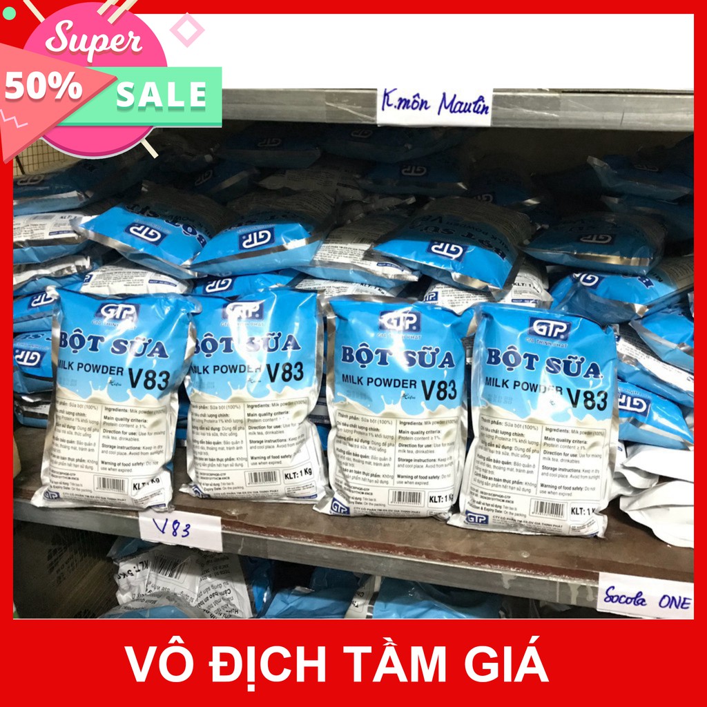 [GIÁ SỈ] Bột Sữa Béo - Bột béo GTP V83/V73 gói 1kg