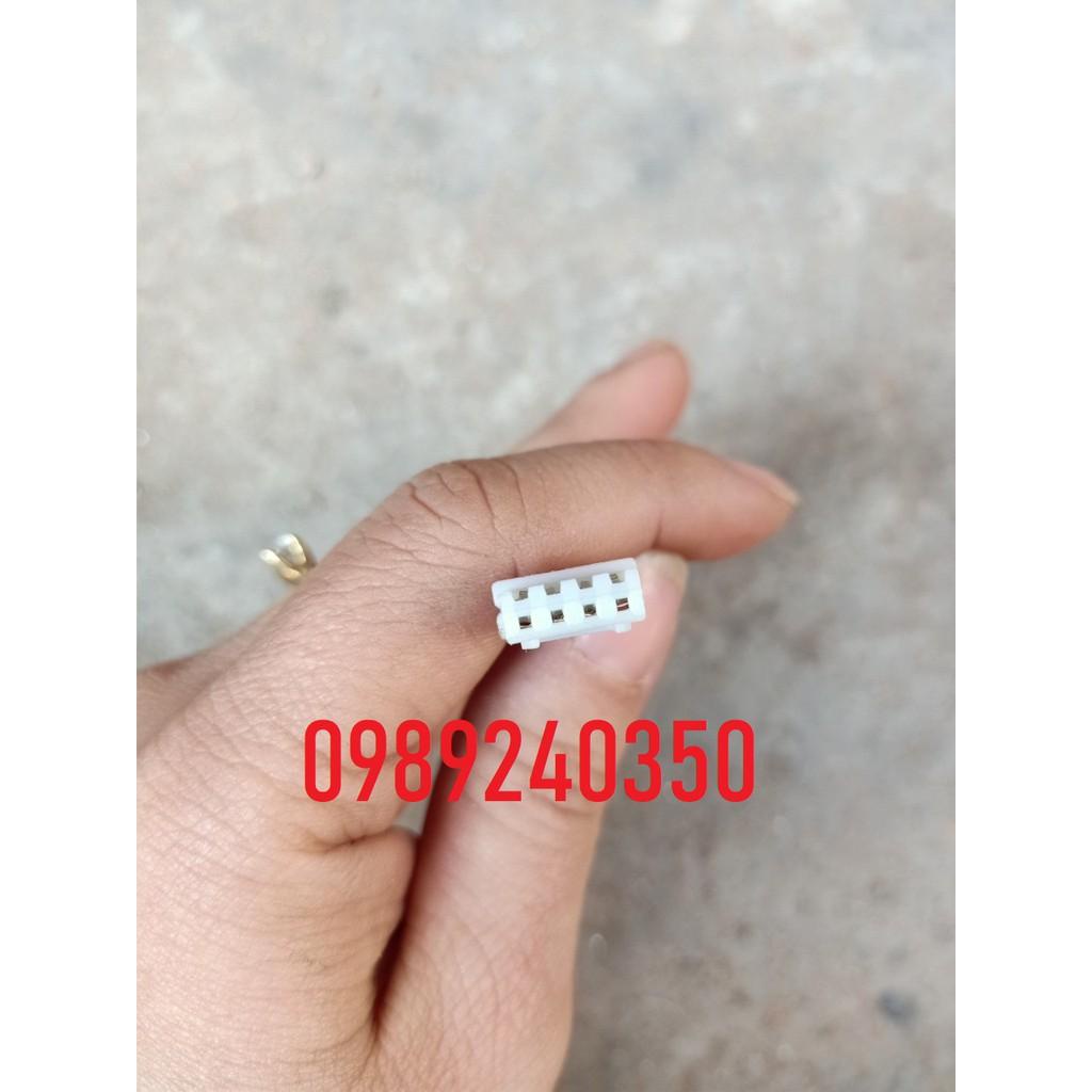 Mô tơ quạt tủ lạnh Sharp 12V 4 dây (vuông 12,5 x 12,5cm) chính hãng