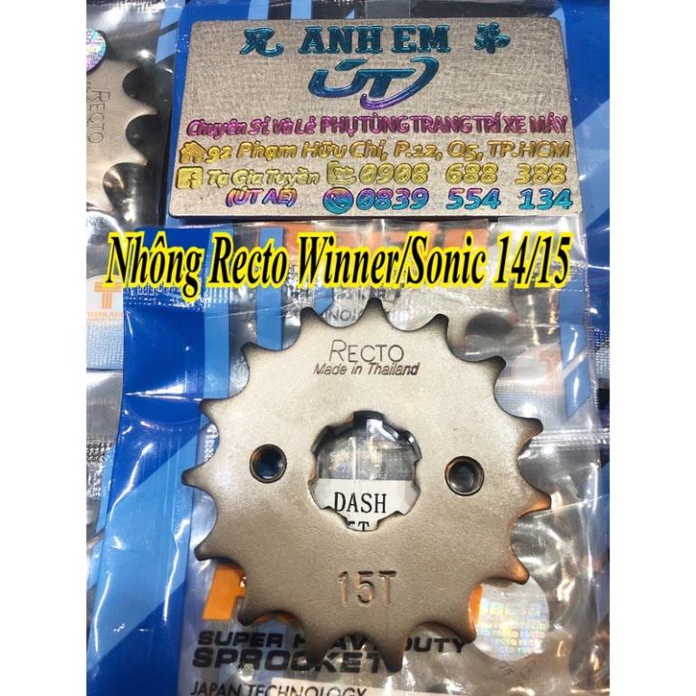 Nhông Recto Dành Cho Winner / Sonic Đủ size ; 13T 14T 15T 16T Hàng Chính Hãng Recto Thailand  ////